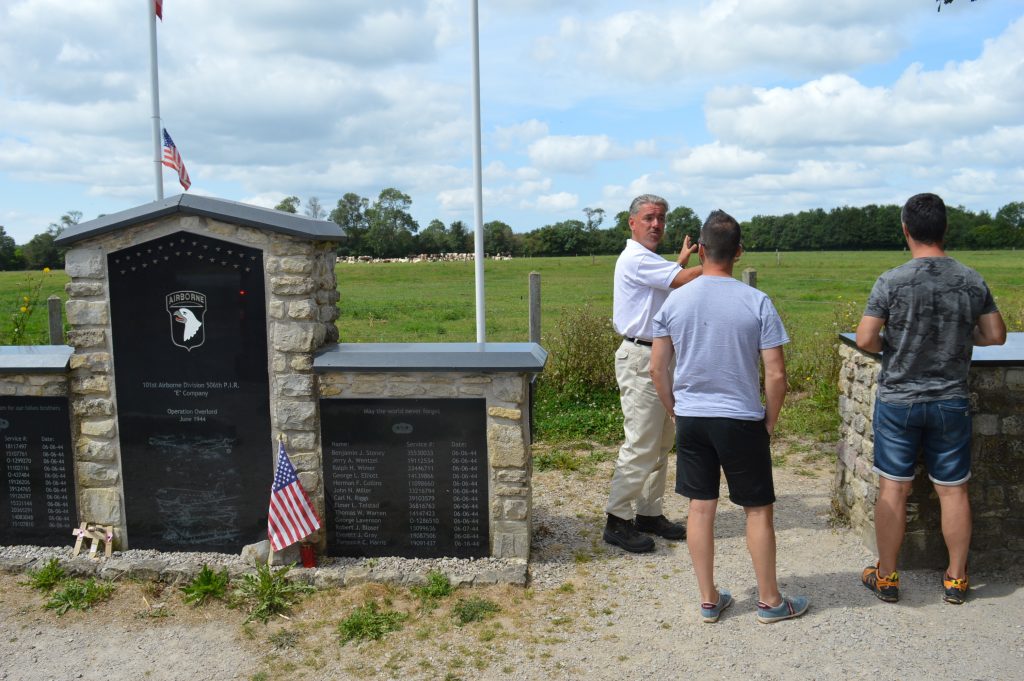 Landing memorial near Utah Beach