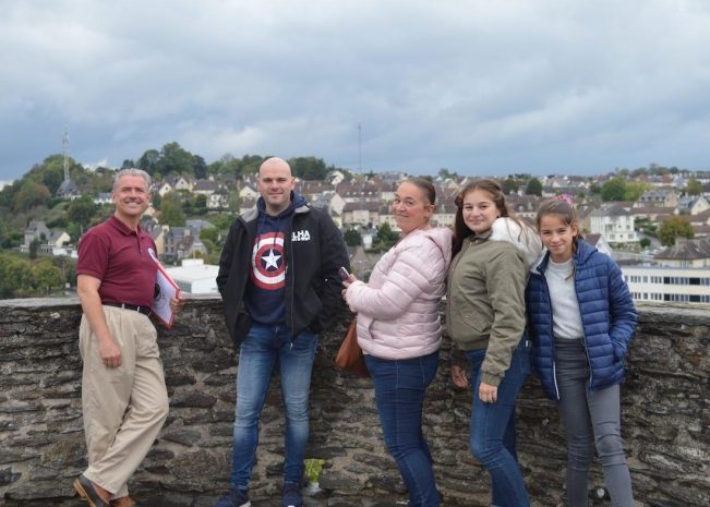 Guests on the D-Day to Saint Lô tour